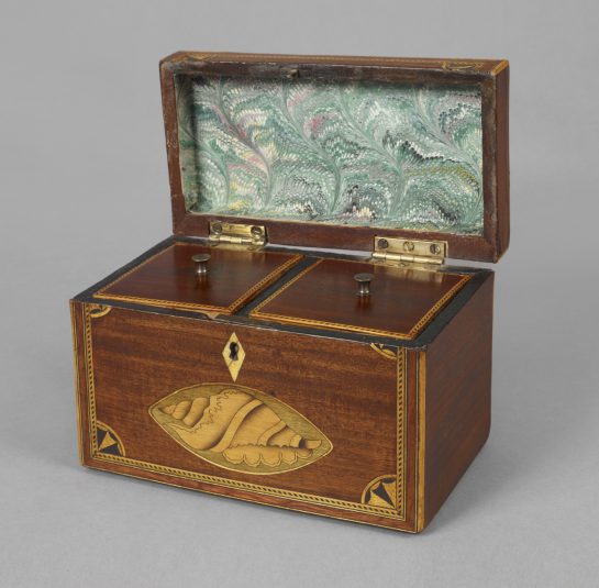 Wonderful Inlaid Tea Caddy